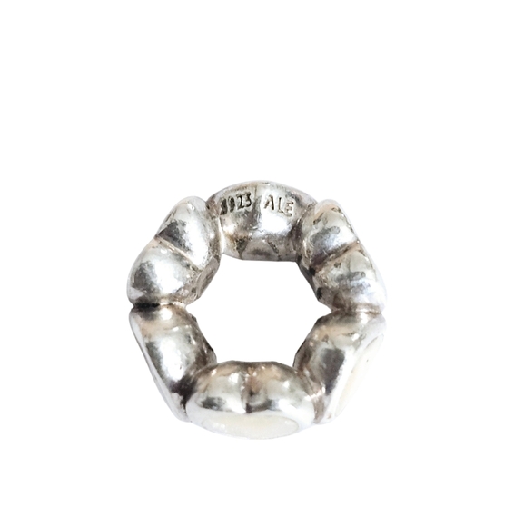 Authentic Pandora Abundance of Love Spacer with White Enamel 925 - Picture 8 of 11